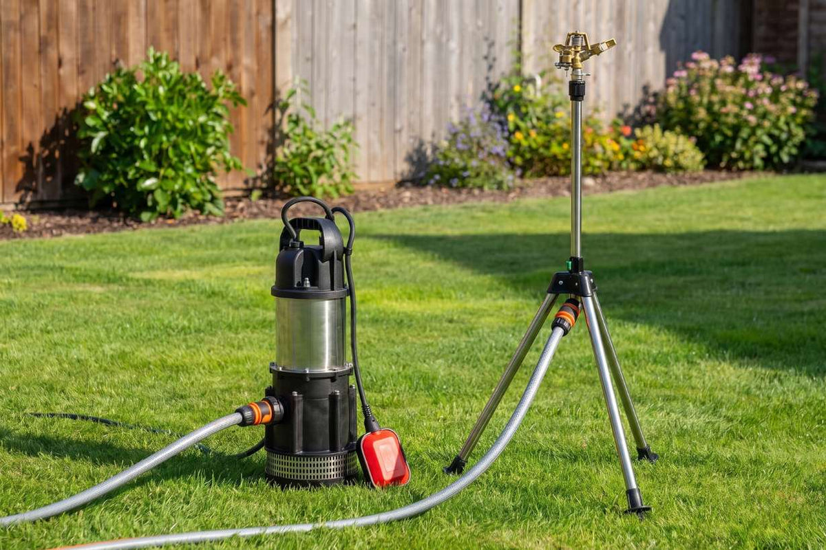 APP MVH-10 with sprinkler on lawn