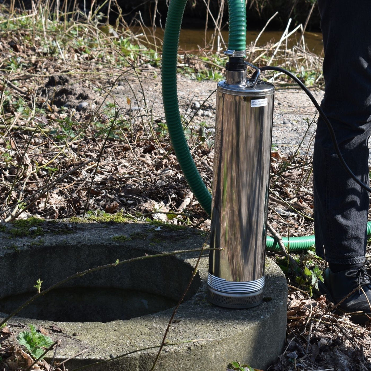 Borehole Pump next to well