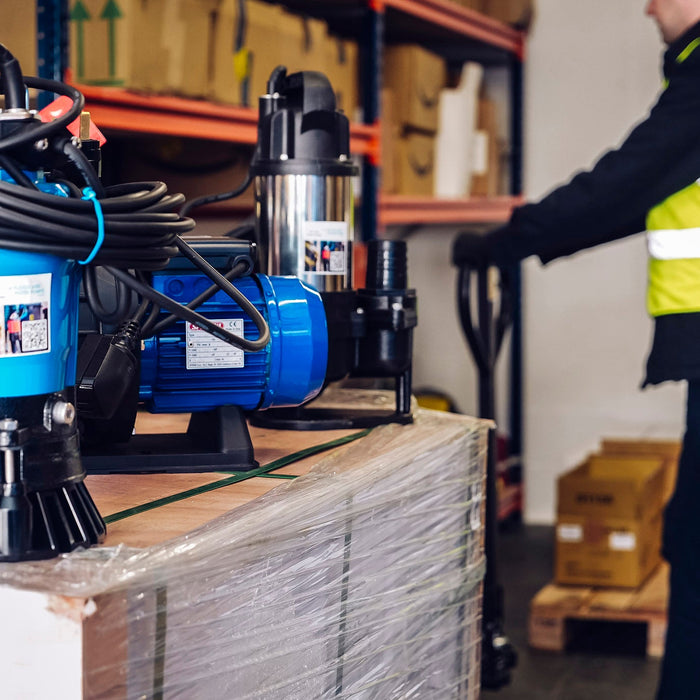 Water Pumps in Warehouse