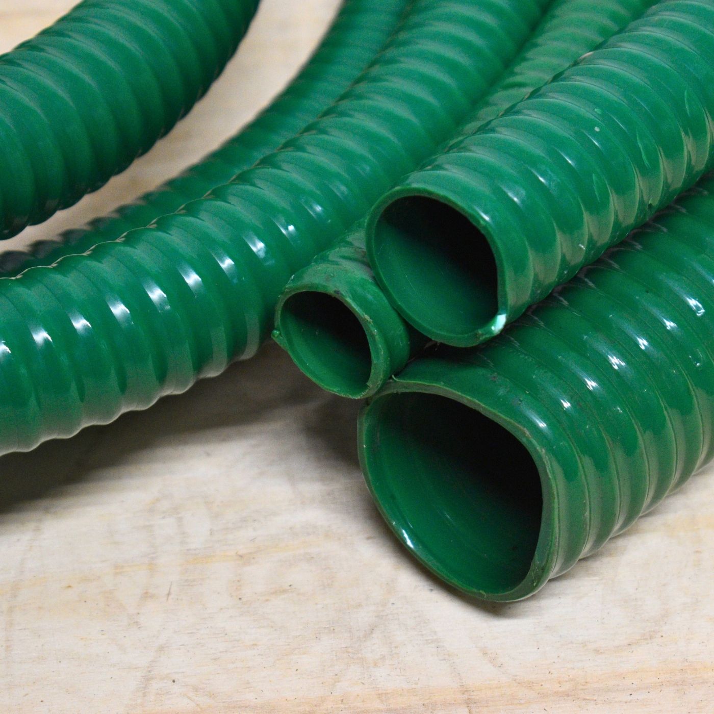 Various sizes of suction delivery hose