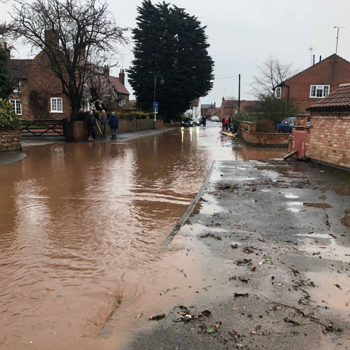 Flooded street