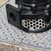 close up of APP KHL submersible water pump discharge outlet and free passage