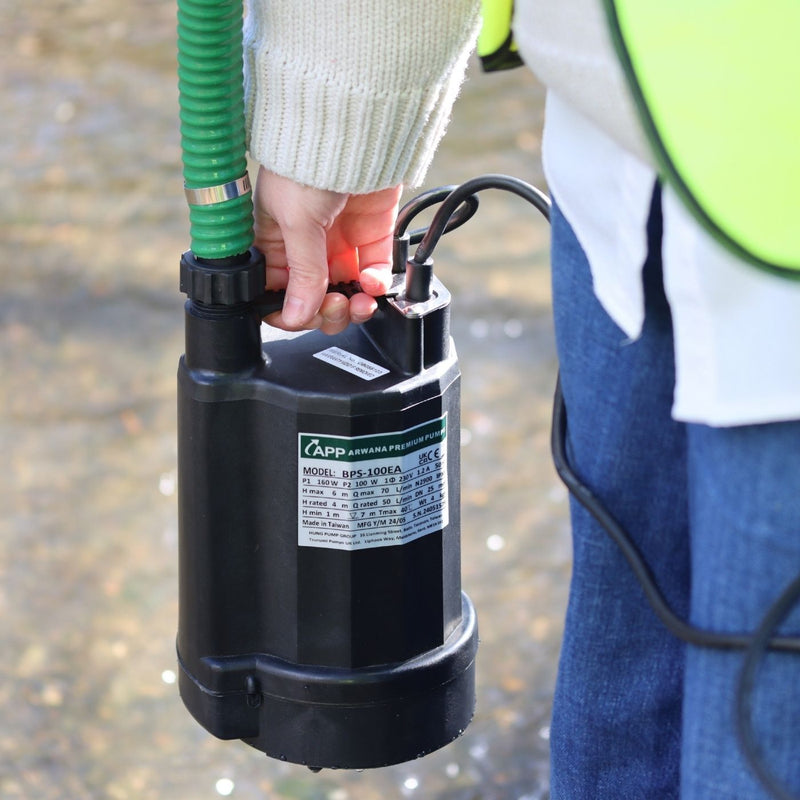 Ultra-Compact Sump & Pit Pump Kit | APP BPS100EA, 134mm Wide alternate view