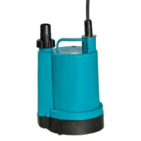 APP BPS submersible water pump with a carrying handle and power cord, shown against a plain white background.