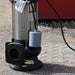 Automatic Submersible sewage pump on a manhole cover