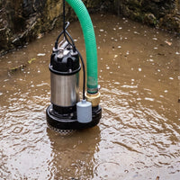 APP HD-15 Auto with 2 inch hose and non-return valve in muddy water