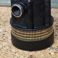 Base of MVH-10 well pump with mesh free passage 