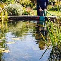 APP TPS Pond Pump being placed into pond