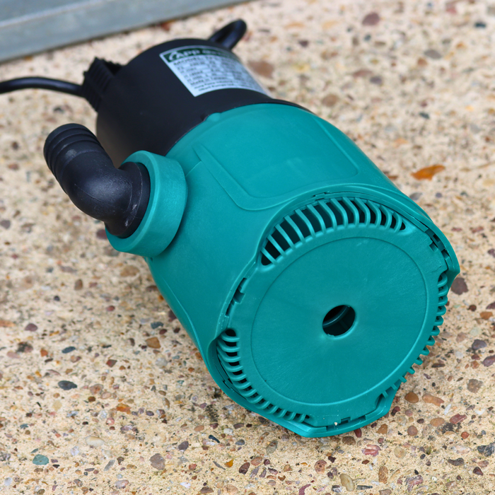 Base of APP TPS pond pump showing free passage 