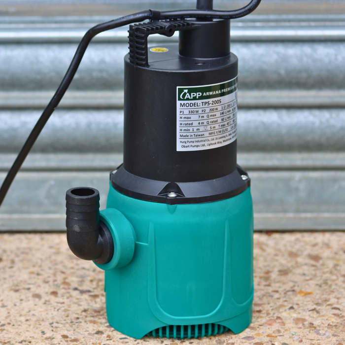 APP TPS pond pump with elbow hose tail