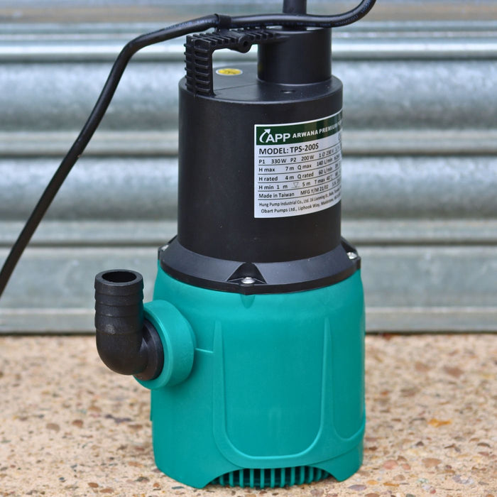 APP TPS pond pump with elbow hose tail