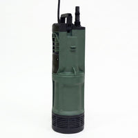 DAB Divertron 900 pump with hose tail and handle shown