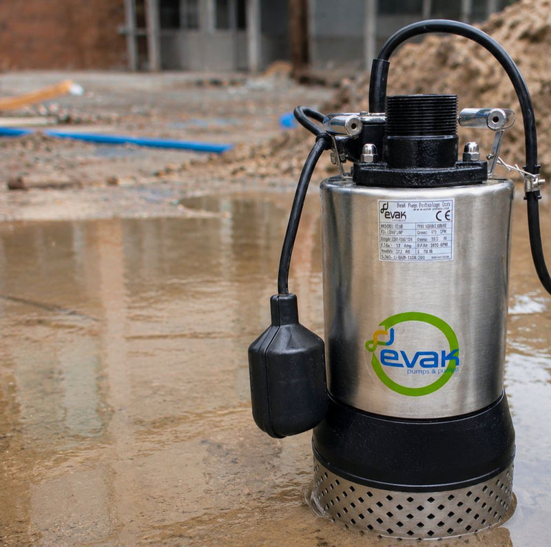 EVAK Drainox 1500 Site Drainage Pump | Heavy-Duty Dewatering alternate view