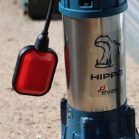 Hippo evak sewage pump with red automatic float sensor