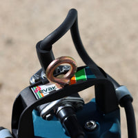 close up of lifting eye bolt on top of evak sewage water pump