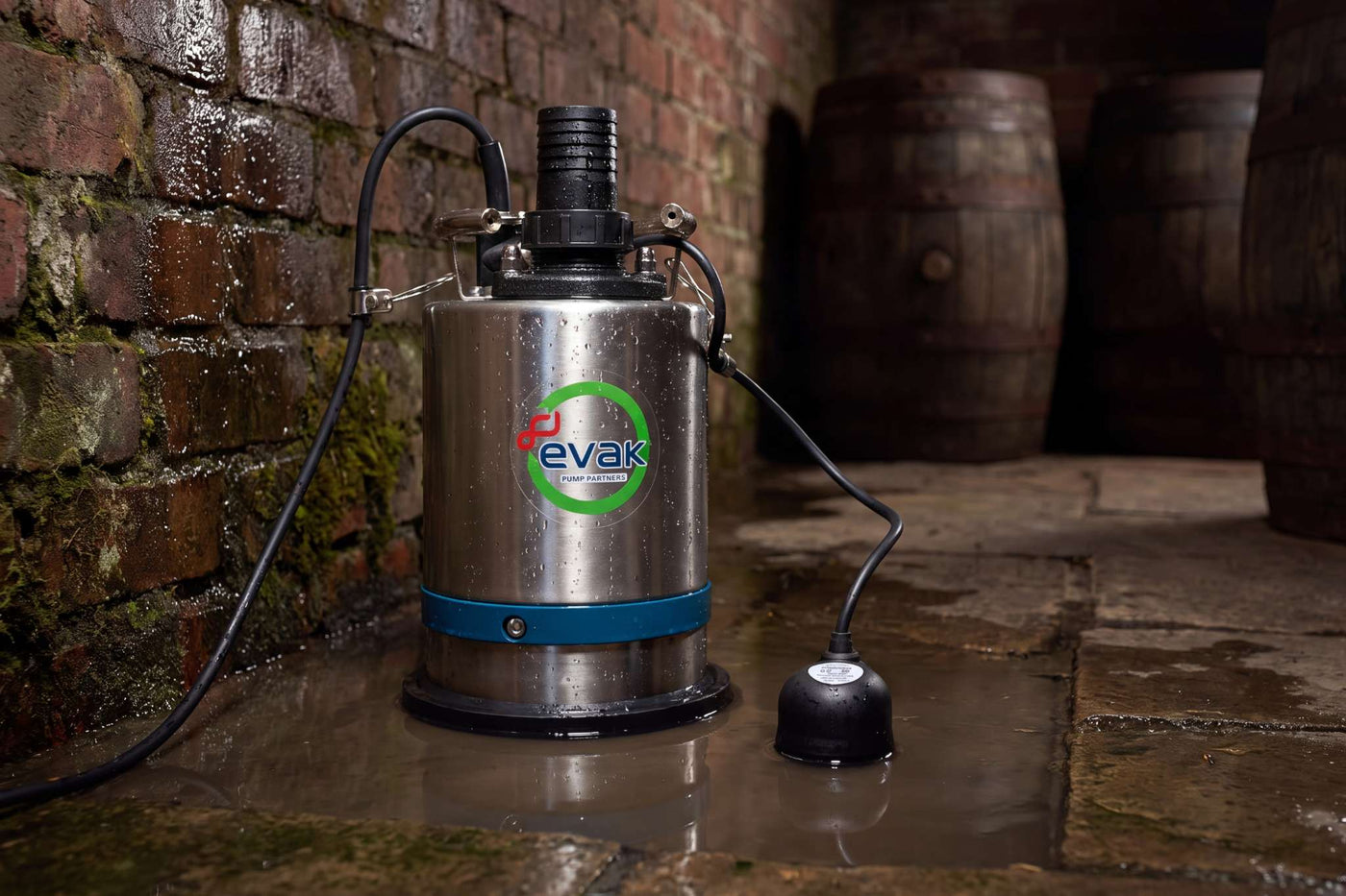 Evak Residox Automatic Pump for low level pumping - Ideal for cellar flooding