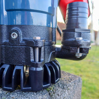 dewatering pump base on evak trenchman with 15m free passage