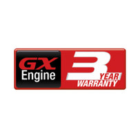 Logo for Honda GX Engine with a 3-year warranty 