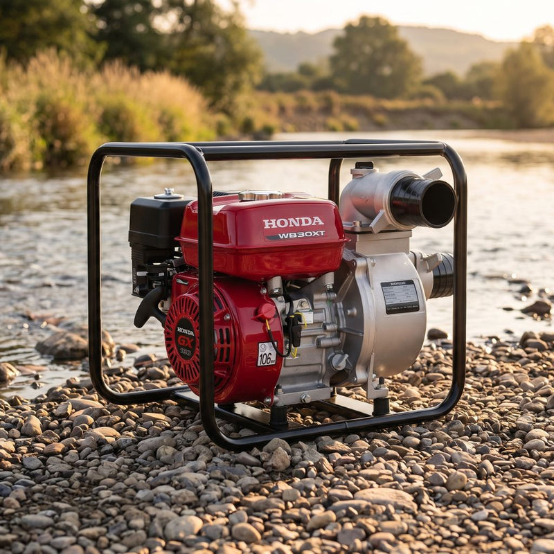 Honda WB30 Petrol Water Pump | 3 Inch, 1100 L/min High-Volume Pump alternate view