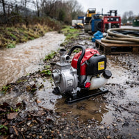 Honda WX10 Pump on flooded yard