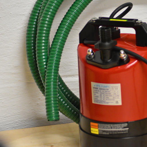 25mm green suction delivery hose pipe and red water pump