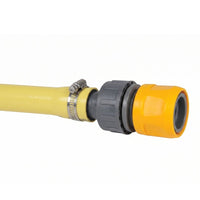 Hozelock fitting connected to female 19mm 3/4" BSP hose tail