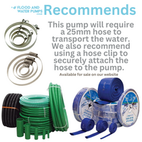 water pump hose infographic