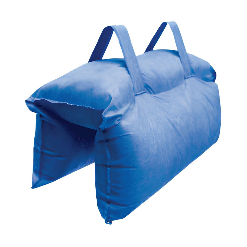 blue hydrosack sandbag alternative flood barrier