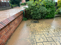 Sump Pump in action during a flood event