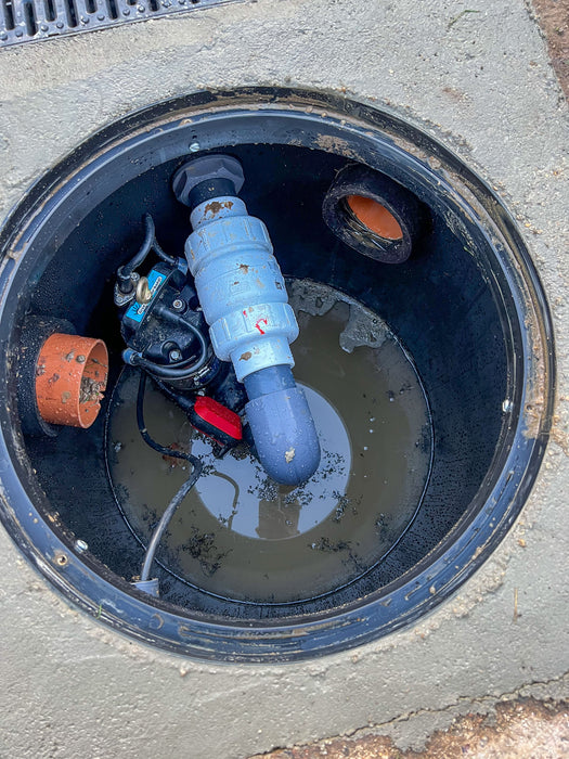 Pump inside a chamber