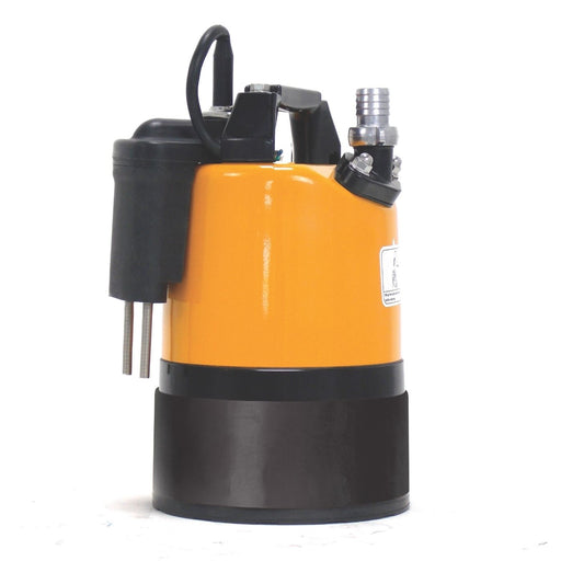 Orange tsurumi low level puddle pump LSC1.4S with automatic sensor