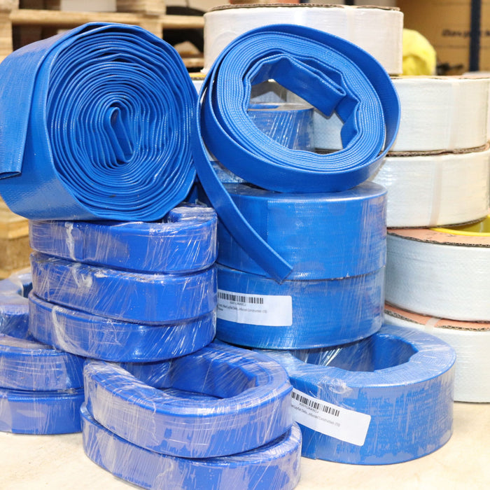 Layflat hose stacked