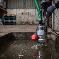 Mizar 60 Stainless steel pump lowered into sump