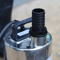 close up of hose tail for submersible water pump