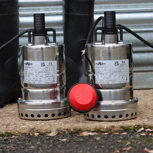 Mizar submersible water pumps auto and manual side by side 