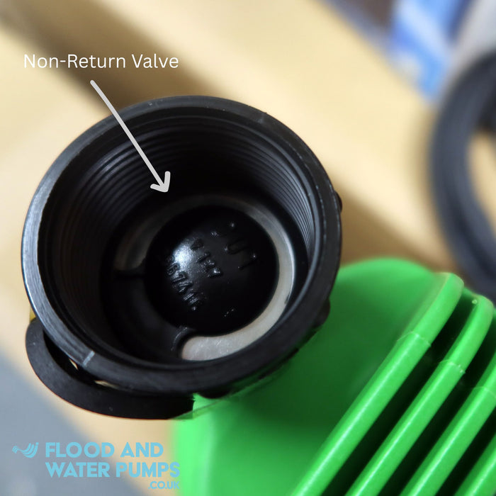 Non-Return Valve on Water Pump