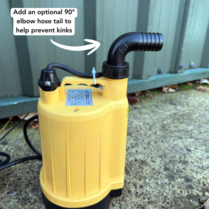 Puddle Pump elbow hose tail