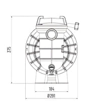 tecnical drawing of Pentair La Sta-Rite 5P2R pump 