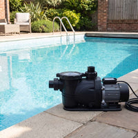 Plastica IFlo Pool Pump by garden swimming pool