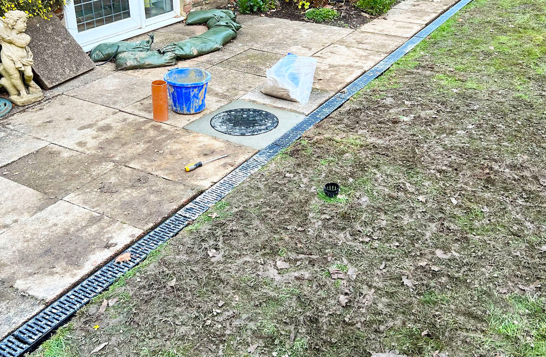 Sump Pump installation to patio