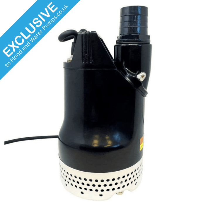 Black submersible water pump for site drainage 110v