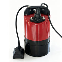SPK530A submersible puddle pump with automatic floor sensor on white background