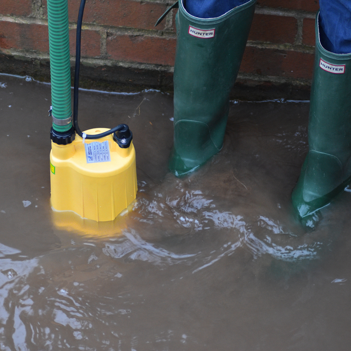 Stream SPP2-4 Puddle Pump in flood water