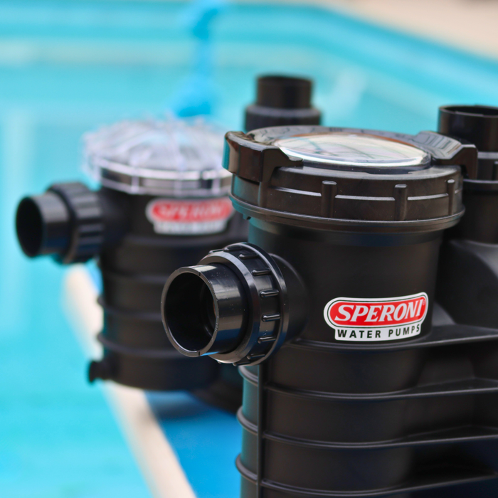 2 Speroni Swimm pool pumps lifestyle shot