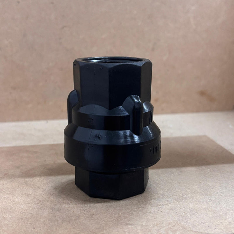 25mm Non return valve - spring check - poly c/w nylon valve alternate view