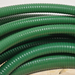 Close up of multiple widths of suction delivery hose 