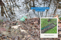 50mm Pump Hose Installed for water pump