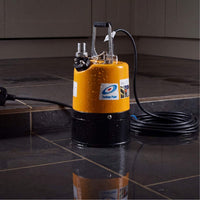 Tsurumi LSC1.4S Manual Puddle Pump in kitchen