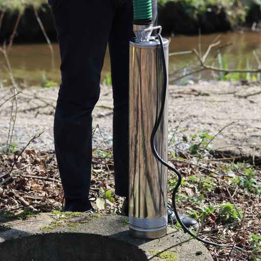 Acuabig Borehole Pump next to well