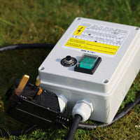 control box and 230v plug for acuasub water pump